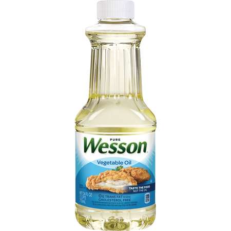 Wesson Wesson Pure Vegetable Oil 0 G Trans Fat Cholesterol Free 24 oz., PK12 2700061226
